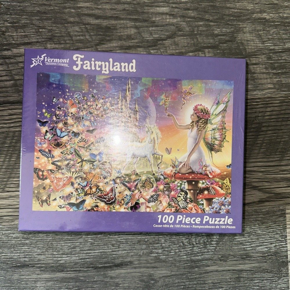 Vermont Christmas Company Fairyland 100‎ Piece Jigsaw Puzzle NEW
